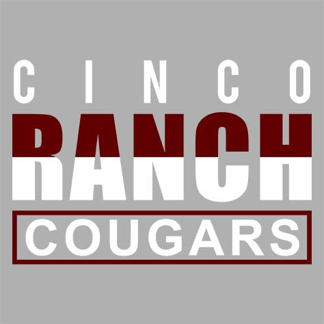 Cinco Ranch Cougars Grey Unisex T-shirt 29