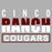 Cinco Ranch Cougars Grey Unisex T-shirt 29