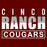 Cinco Ranch Cougars Maroon Unisex T-shirt 29