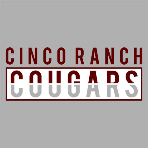 Cinco Ranch Cougars Grey Unisex T-shirt 31