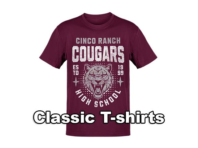 Classic T-shirts - Cinco Ranch High School