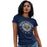 Woman wearing a Klein Collins High School Tigers Navy Women's T-shirts 02