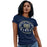 Woman wearing a Klein Collins High School Tigers Navy Women's T-shirts 04