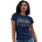 Woman wearing a Klein Collins High School Tigers Navy Women's T-shirts 24