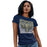 Woman wearing a Klein Collins High School Tigers Navy Women's T-shirts 27