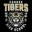 Close-up view of Conroe High School Tigers Black Premium Unisex Hoodie 204