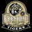 Close-up view of Conroe High School Tigers Unisex 3/4 sleeve Raglan T-shirt 219