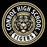Close-up view of Conroe High School Tigers Unisex 3/4 sleeve Raglan T-shirt 220