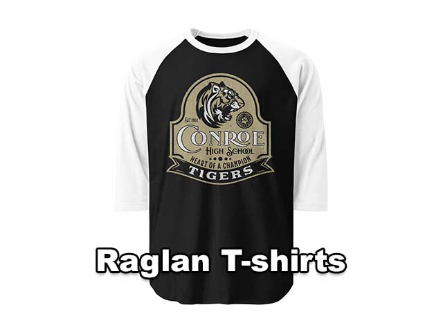 Raglan T-shirts - Conroe High School