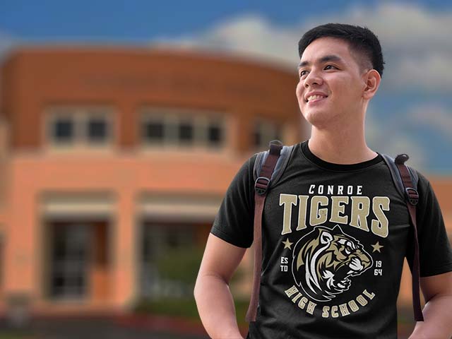 Conroe High School Tigers Classic T-shirts