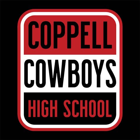 Coppell High School Women's Black T-shirt 01