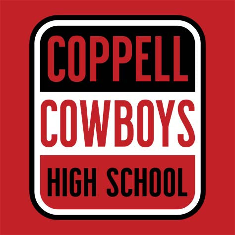 Coppell High School Women's Red T-shirt 01