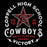 Close-up view of Coppell High School Cowboys Black Classic Unisex T-shirt 208