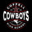 Close-up view of Coppell High School Cowboys Black Classic Unisex T-shirt 216