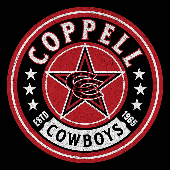 Close-up of Coppell High School Cowboys Black Classic Unisex T-shirt 220