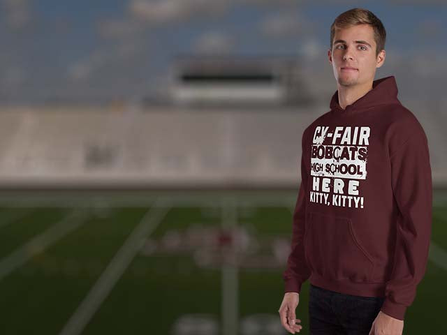 Cy-Fair High School Bobcats Classic Hoodies All Products Page