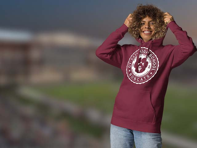 Cy-Fair High School Bobcats Premium Hoodies Page