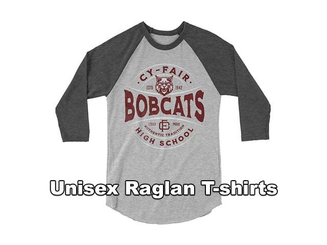 Raglan T-shirts - Cy-Fair High School Bpbcats