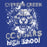 Close-up of Cypress Creek High School Cougars Royal Blue Premium Unisex T-shirt 209