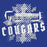 Close-up of Cypress Creek High School Cougars Royal Blue Classic Unisex T-shirt 210