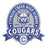 Close-up of Cypress Creek High School Cougars Unisex 3/4 sleeve Raglan T-shirt 212