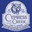 Close-up of Cypress Creek High School Cougars Royal Blue Premium Unisex T-shirt 215