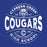 Close-up of Cypress Creek High School Cougars Royal Blue Premium Unisex Hoodie 216