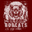 Close-up of Cy-Fair High School Bobcats Maroon Classic Unisex Hoodie 202