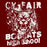 Close-up of Cy-Fair High School Bobcats Maroon Classic Unisex T-shirt 205