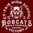 Close-up of Cy-Fair High School Bobcats Maroon Classic Unisex Hoodie 206