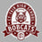 Close-up of Cy-Fair High School Bobcats Unisex 3/4 sleeve Raglan T-shirt 212