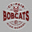 Close-up of Cy-Fair High School Bobcats Unisex 3/4 sleeve Raglan T-shirt 218