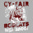 Close-up view of Cy-Fair High School Bobcats Sport Grey Classic Unisex T-shirt 205