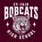 Close-up view of Cy-Fair High School Bobcats Maroon Classic Unisex T-shirt 213