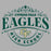 Close-up view of Cypress Falls High School Eagles Unisex 3/4 sleeve Raglan T-shirt 211