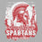 Close-up view of Cypress Lakes High School Spartans Sport Grey Classic Unisex T-shirt 202