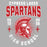 Close-up view of Cypress Lakes High School Spartans Unisex 3/4 sleeve Raglan T-shirt 204