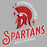 Close-up view of Cypress Lakes High School Spartans Sport Grey Classic Unisex T-shirt 221