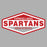 Close-up view of Cypress Lakes High School Spartans Heather Grey Women's T-shirt 009