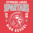 Close-up view of Cypress Lakes High School Spartans Heather Red Women's T-shirt 204