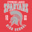 Close-up view of Cypress Lakes High School Spartans Heather Red Women's T-shirt 213