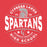 Close-up view of Cypress Lakes High School Spartans Heather Red Women's T-shirt 218