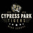 Close-up view of Cypress Park High School Tigers Black Classic Unisex T-shirt 217