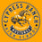 Close-up view of Cypress Ranch High School Mustangs Gold Premium Unisex T-shirt 216