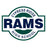 Close-up view of Cypress Ridge High School Rams Unisex 3/4 sleeve Raglan T-shirt 011