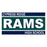 Close-up view of Cypress Ridge High School Rams Unisex 3/4 sleeve Raglan T-shirt 098