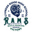 Close-up view of Cypress Ridge High School Rams Unisex 3/4 sleeve Raglan T-shirt 206