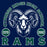 Close-up view of Cypress Ridge High School Rams Navy Classic Unisex T-shirt 208