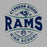 Close-up view of Cypress Ridge High School Rams Sport Grey Classic Unisex T-shirt 218