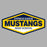 Close-up view of Cypress Ranch High School Mustangs Women's Heather Grey T-shirt 009